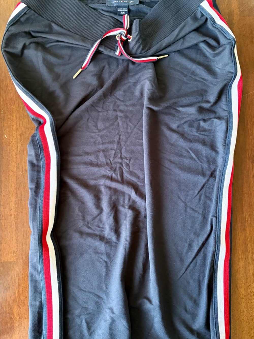 Tommy Hilfiger Navy Skirt with Red & White Drawstring